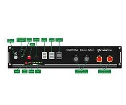 Акумуляторна батарея Pylontech 2.4kw 48v US2000 (1880901) - мініатюра 2