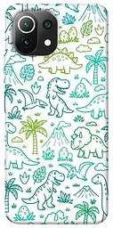 TPU чохол Demsky Dino pattern для Xiaomi Mi 11 Lite