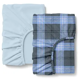 Набір простирадло на резинці фланель 200х220 ARCTIC PLAID COSAS (4822052489413)