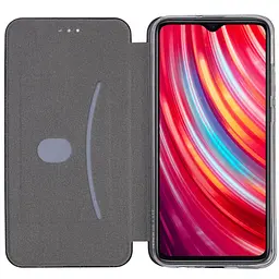 Шкіряний чохол-книжка Classy для Xiaomi Redmi Note 8 Pro Бордовий - мініатюра 3
