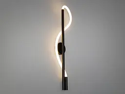 Бра настінне LED Diasha SY9607-BK 3color Ropelight, 14W, чорний, сучасний стиль, IP20, 770 лм - мініатюра 3