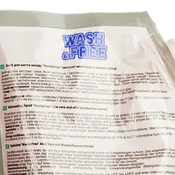 Засіб для миття посуду Wash & Free Екстракт алое вера та лісової суниці 500 мл (724670) - мініатюра 3