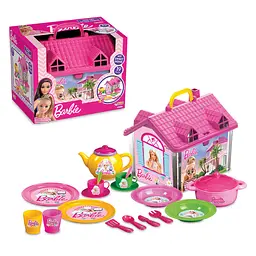 Чайний набір Dede Barbie з будиночком 19 предметів (1816) - мініатюра 2