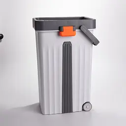 Швабра з відром 14 л для миття підлоги з віджимом плоска насадка з мікрофібри набір для прибирання будинку ZhiyuCleanHP-35015-59 - мініатюра 5