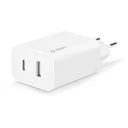 Мережевий зарядний пристрій Ttec SmartCharger Duo PD USB-C/USB-A 32Вт Білий (2SCS24B) - мініатюра 3