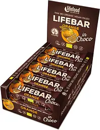 Батончик Lifefood Lifebar Апельсин у шоколаді органічний 40 г - мініатюра 6