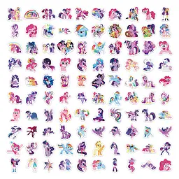 Стікерпак Набір наклейок GeekLand Май Літл Поні My Little Pony 100 штук - мініатюра 2