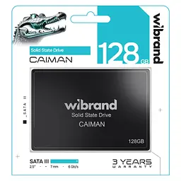 Накопичувач SSD 2.5" 128GB Caiman Wibrand (WI2.5SSD/CA128GBST) - мініатюра 2