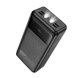 Внешний аккумулятор (павербанк) Hoco DB81A Apollo 50000mAh 65W Black - миниатюра 1
