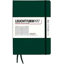 Блокнот Leuchtturm1917, Середній, Forest Green, Лінія (367256)