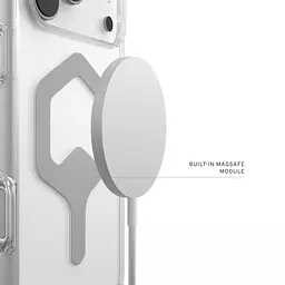 Чохол UAG для iPhone 17 Pro Max, Plyo MagSafe, Ice/Silver teh0019324 - мініатюра 3