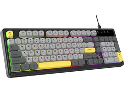 Клавіатура Ajazz AF98 Black USB-C Black Gray Yellow (AF98-BGY) - мініатюра 2