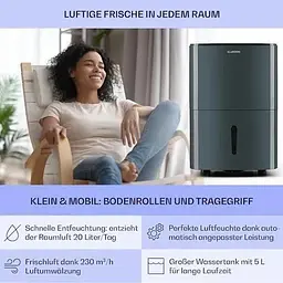 Осушувач повітря Klarstein DryFy 20л/д (10032663) - мініатюра 8