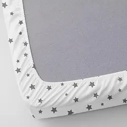 Простирадло на резинці Cosas Grey Stars 160х200х20 см (StarGrey_160x200x20) - мініатюра 5