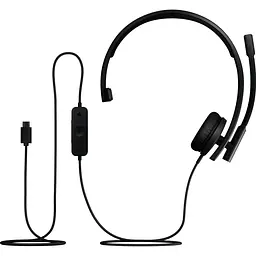 Комп'ютерна гарнітура Logitech H570e Mono USB-C Black (981-001427) - мініатюра 5