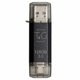 Флеш-накопичувач TG 009 Star Series 2in1 USB 3.0 (USB-A/C) - 128GB Чорний - мініатюра 2