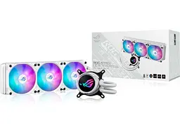 Система водяного охолодження Asus ROG Strix LC III 360 ARGB White Edition (90RC00W2-M0UAY0) - мініатюра 3