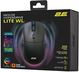Бездротова миша 2E Gaming HyperDrive Lite Wireless Black (2E-MGHDL-WL-BK) - мініатюра 10