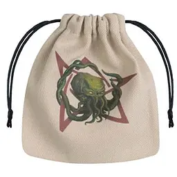Мішечок для кубиків Q-Workshop Call of Cthulhu Beige & multicolor Dice Bag (BCTH103)