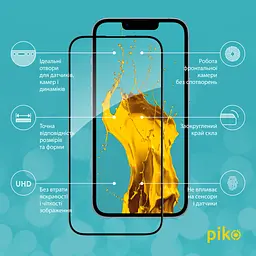 Скло захисне Piko Full Glue Apple iPhone 14 (1283126541872) - мініатюра 2