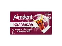 Жувальна гумка Aimdent 420г 7pc Colamola (24шт)