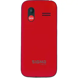 Мобільний телефон бабушкофон Sigma Mobile Comfort 50 HIT Red - мініатюра 3