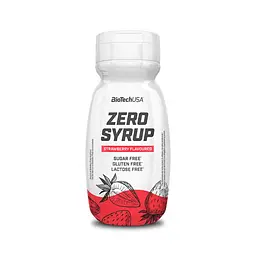 Замінник харчування BioTech Zero Syrup, 320 мл - Полуниця