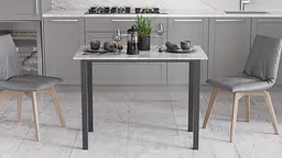 Стіл універсальний Knap Ferrum-decor 750x1000x700 Чорний метал ДСП Бетон 16 мм (FRD-106368) - мініатюра 2
