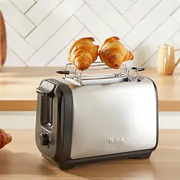 Тостер Tefal Subito 1100 Вт розморожування щипці нерж. сталь чорний - мініатюра 5