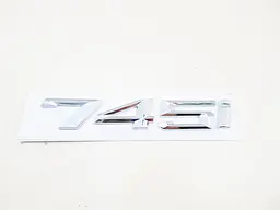Емблема напис 745I для Bmw (Хром) 173х28 мм ( на скотчі) 51147033242 - мініатюра 2