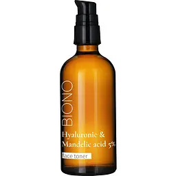 Тонер для обличчя Biono з гіалуроновою та мигдальною кислотою 5% Hyaluronic&Mandelic Acid, 100 мл (4820267050466) - мініатюра 2