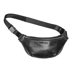 Жіноча шкіряна сумка-бананка GRANDE PELLE 11×26×7 см sum0026373