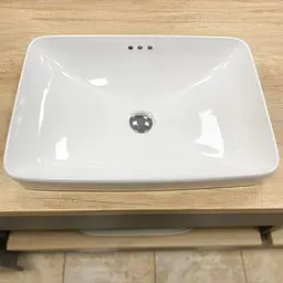 Умивальник VBI Bitetto white врізний VBI-018016, Білий - мініатюра 3