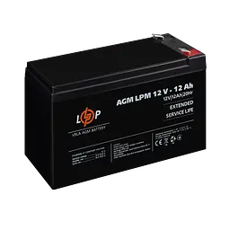 Акумулятор AGM LPM 12V - 12 Ah - мініатюра 3
