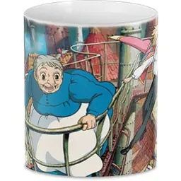 Кухоль GeekLand Ходячий Замок Хаула Howls Moving Castle політ 330 мл білий - мініатюра 2
