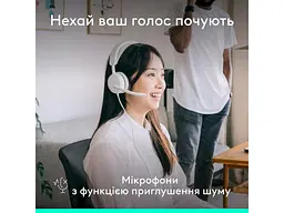 Наушники с микрофоном Logitech Zone Wired 2 USB White (981-001621) - миниатюра 8
