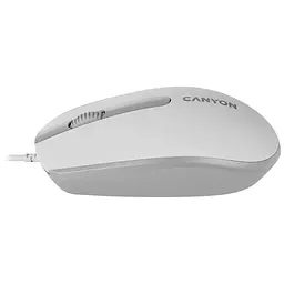 Мишка Canyon M-10 USB White Grey (CNE-CMS10WG) - мініатюра 4