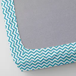 Набір простирадло на резинці Cosas B&G Zigzag 60х120х12 см (SetSheet_ZigBlue_ZigGrey_120x60) - мініатюра 6