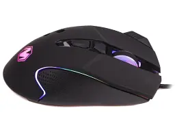 Миша Maxxter McG-9B-I825, Black, USB, оптична (сенсор Instant A825+D26), 800 - 12 800 dpi, 9 кнопок, RGB підсвічування, перемикачі Huano, покриття Soft Touch, 1.8 м - мініатюра 4