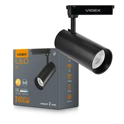 LED світильник Videx трековий 30 Вт 60° 4100 K чорний (VL-TR04W-304B)