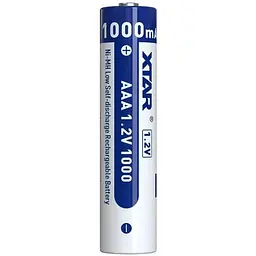 Акумуляторна батарейка XTAR 1000mAh AAA міні-пальчикова LSD75-1 1 штука