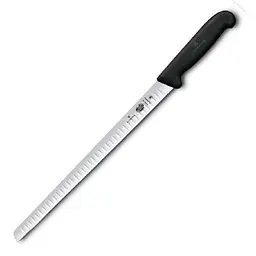 Кухонний ніж Victorinox Fibrox Salmon Flex лезо 30см ріфл. з чорн. ручкою - мініатюра 2