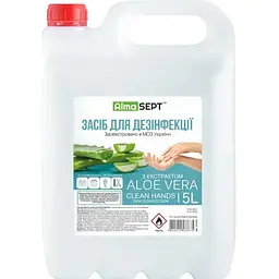 Антисептик AlmaSept Aloe Vera для дезинфекції рук 5 л