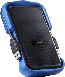 Зовнішній жорсткий диск 2.5" USB 1.0TB Apacer Apacer AC631 Black/Blue (AP1TBAC631U-1) - мініатюра 2