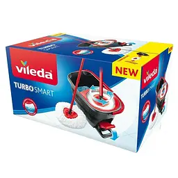 Уцінка. Набір для прибирання Vileda Turbo Smart швабра і відро з віджимом (4023103208476) - мініатюра 2