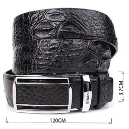 Ремінь-автомат CROCODILE LEATHER 3,7х115 см acs0029609 - мініатюра 5