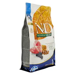 Сухий корм для цуценят малих порід Farmina N&D Low Grain Dog Lamb&Blueberry Puppy Mini, ягня та чорниця, 800 г - мініатюра 2