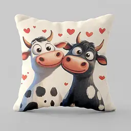 Подушка 3D Cow love 28938 50х50 см