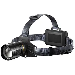 Яскравий налобний ліхтар BL-8076-2-GT100 zoom + microUSB + 2х18650 (4 режими) - мініатюра 2