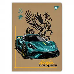 Набір зошитів для записів А4 Yes Ninja courage 48 аркушів в клітку 3 шт. (681998) - мініатюра 4